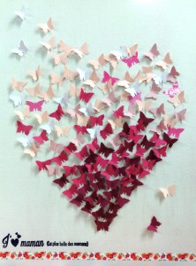 coeur en papillon