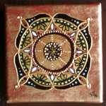 mandala cuivre